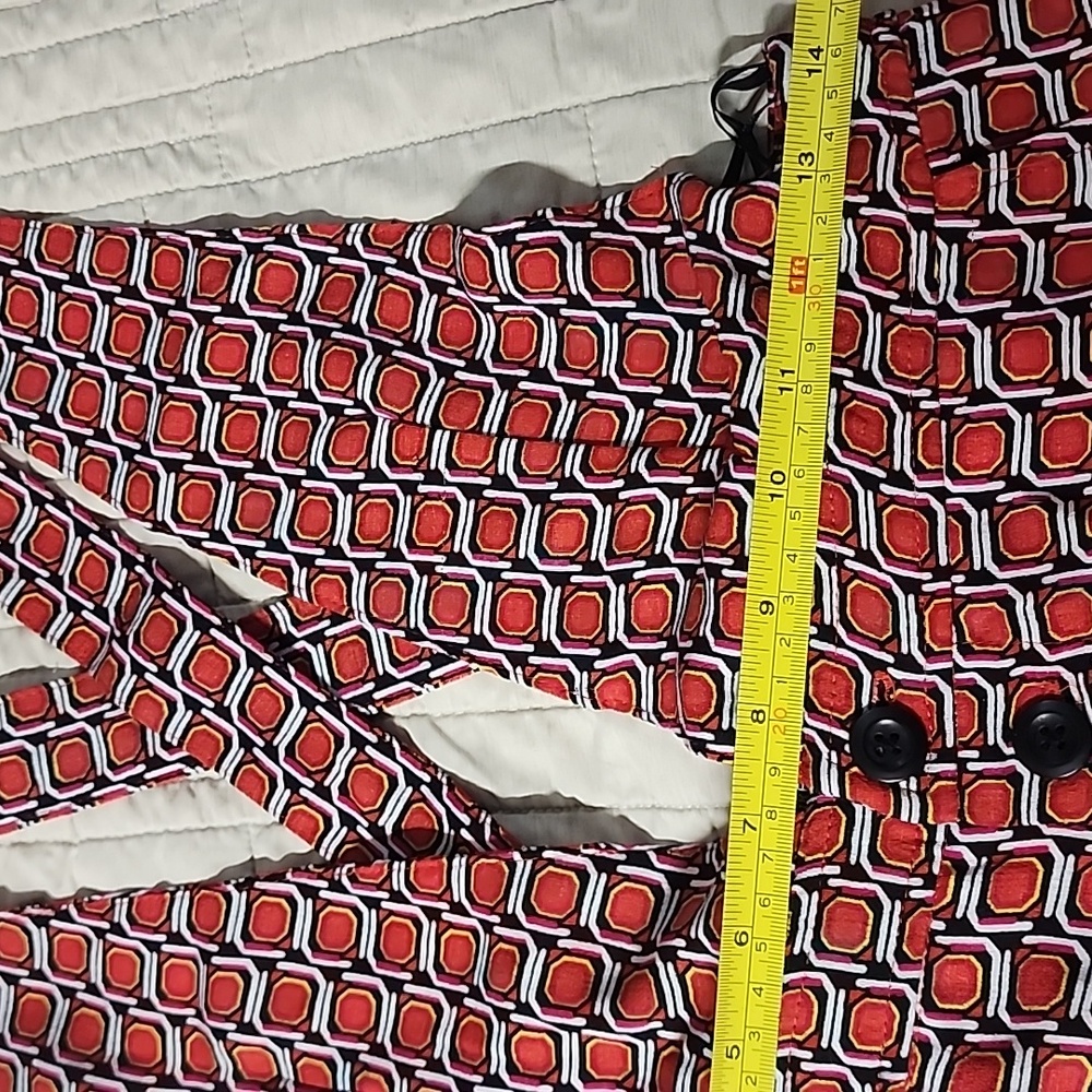 Stylish Red Patterned Jumpsuit - image 5